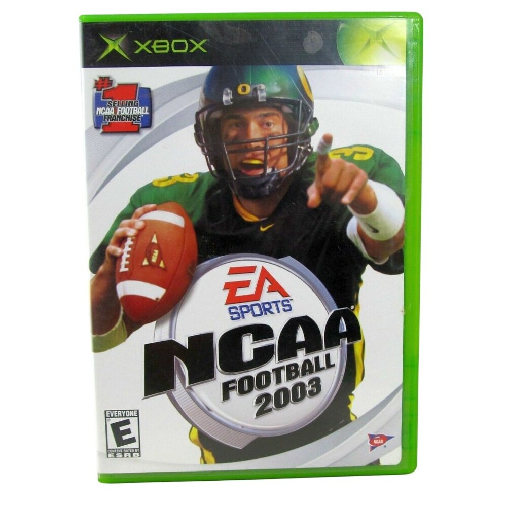 EA Sports NCAA Football 2003 Xbox Complete In Green Case